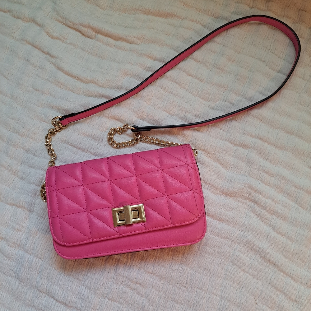 ✨️Aldo Hot Pink Crossbody/Clutch purse